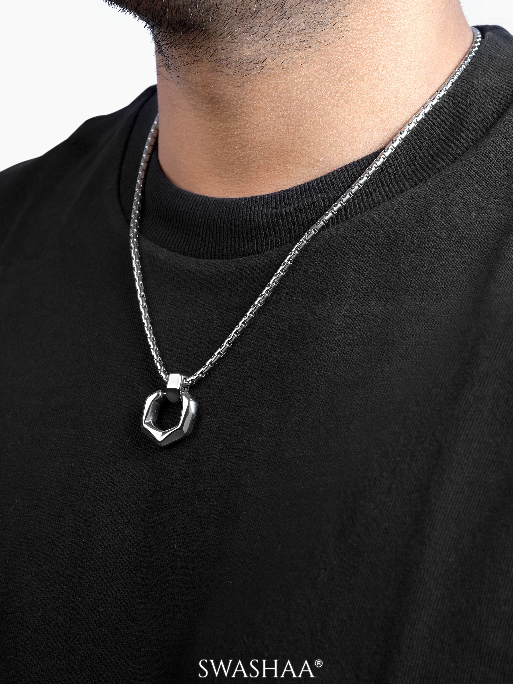 Rion Hexa Men's Chain Pendant