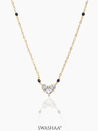 Rivana Heart Mangalsutra 18K Gold Plated