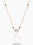Rivana Heart Mangalsutra 18K Gold-Plated