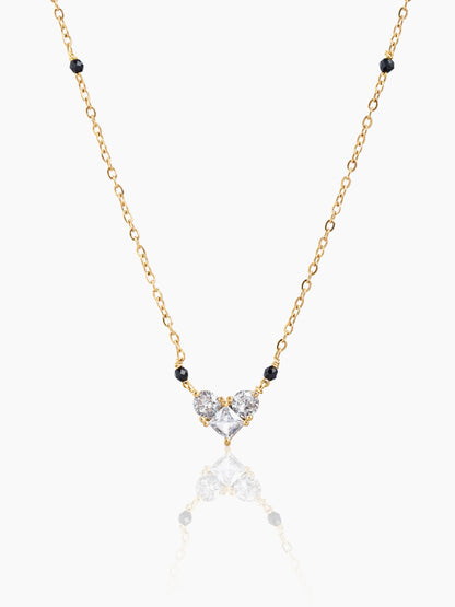 Rivana Heart 18K Gold Plated Mangalsutra Gold