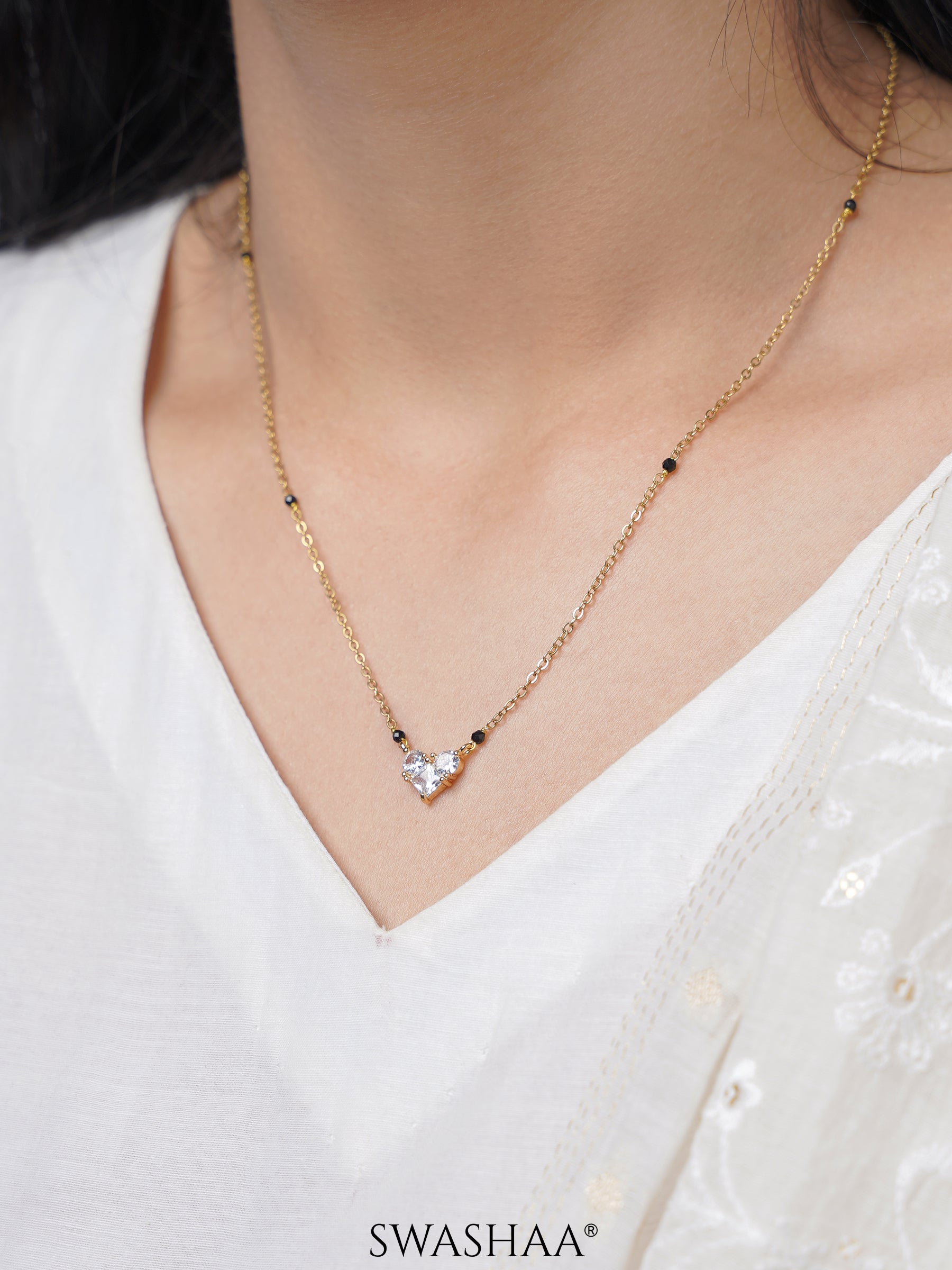 Rivana Heart Mangalsutra