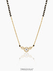 Rivya Solitaire Mangalsutra 18K Gold Plated