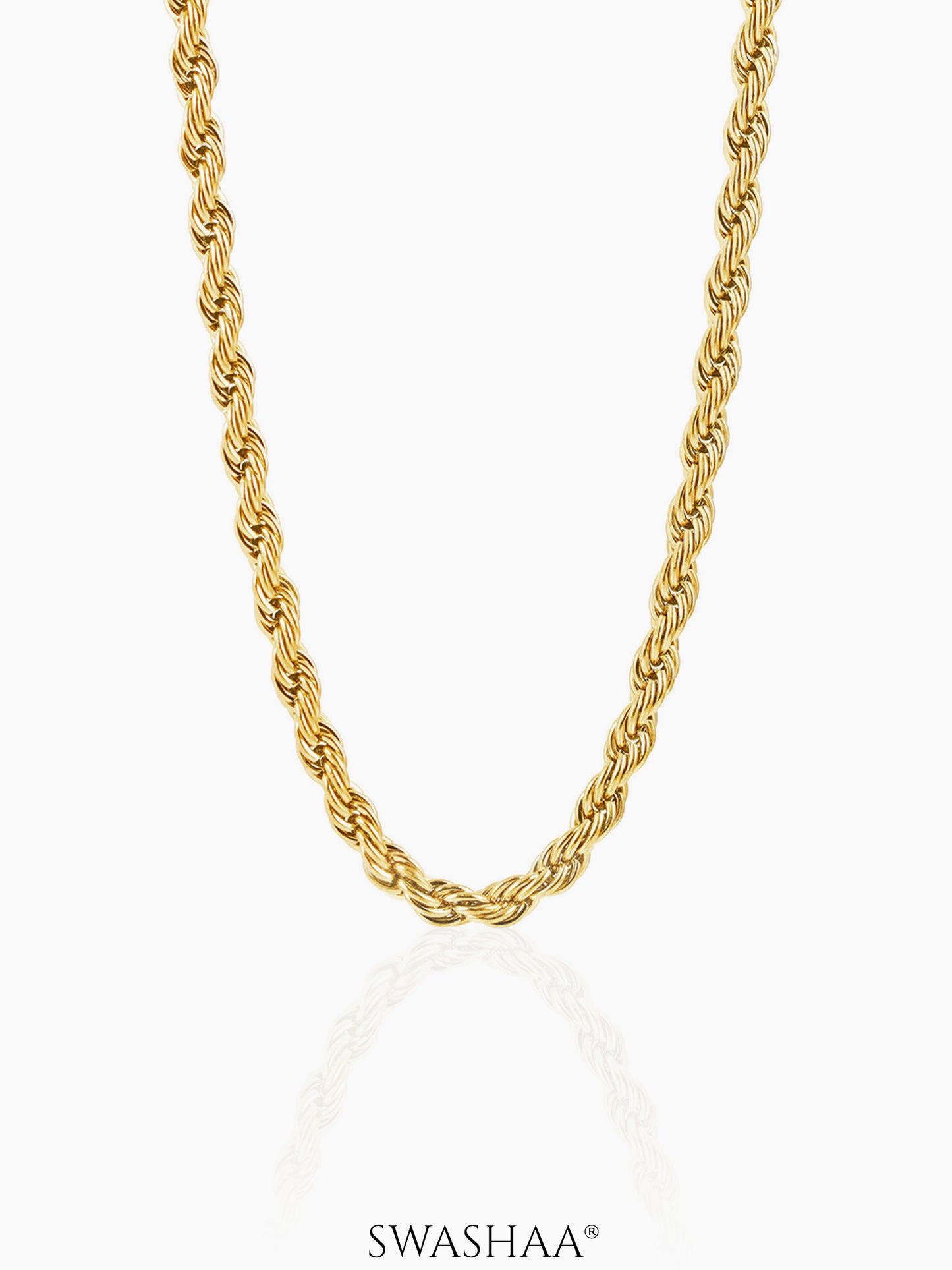 Rogan 18K Gold Plated Men's Chain 6 MM