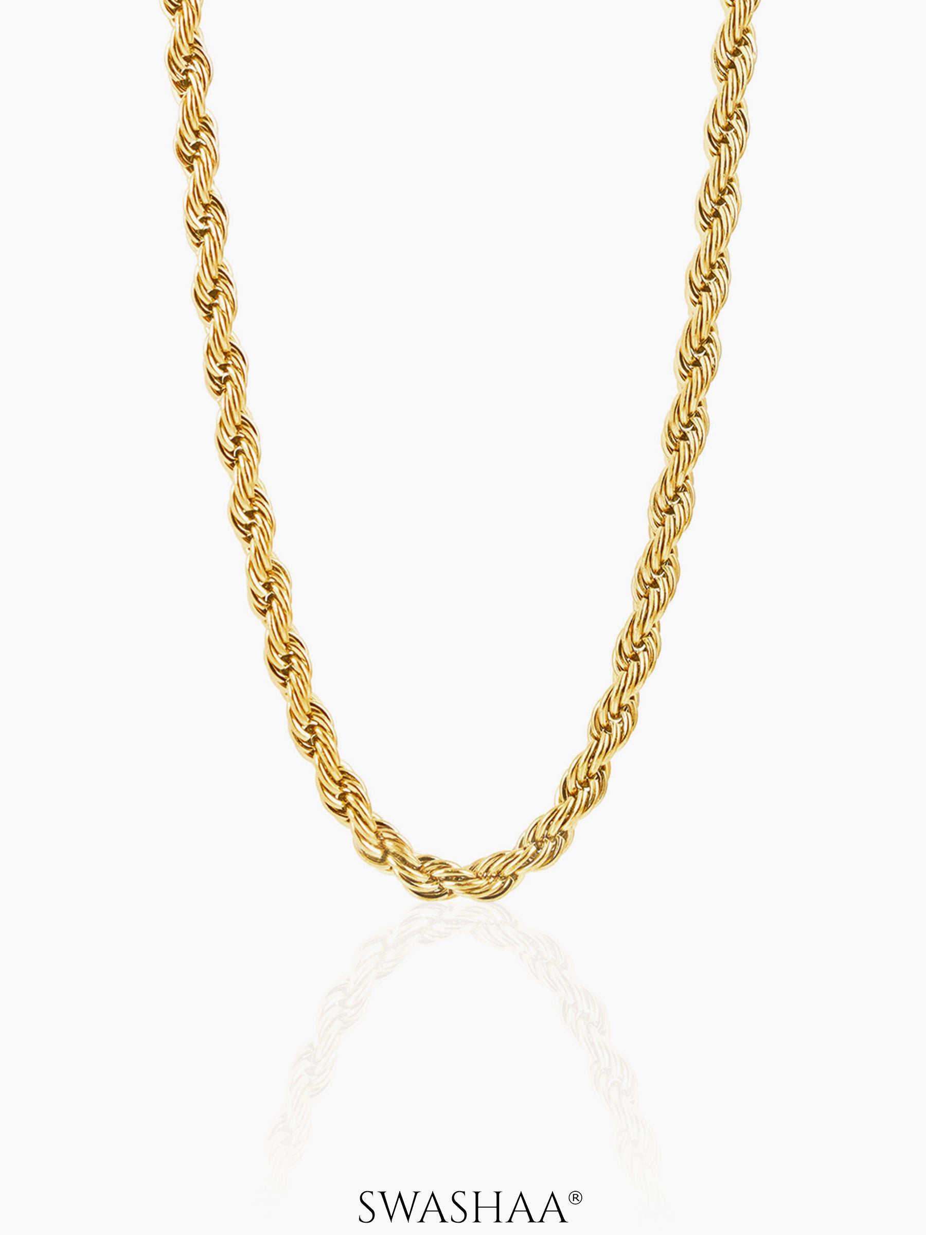 Rogan 18K Gold Plated Men's Chain 6 MM