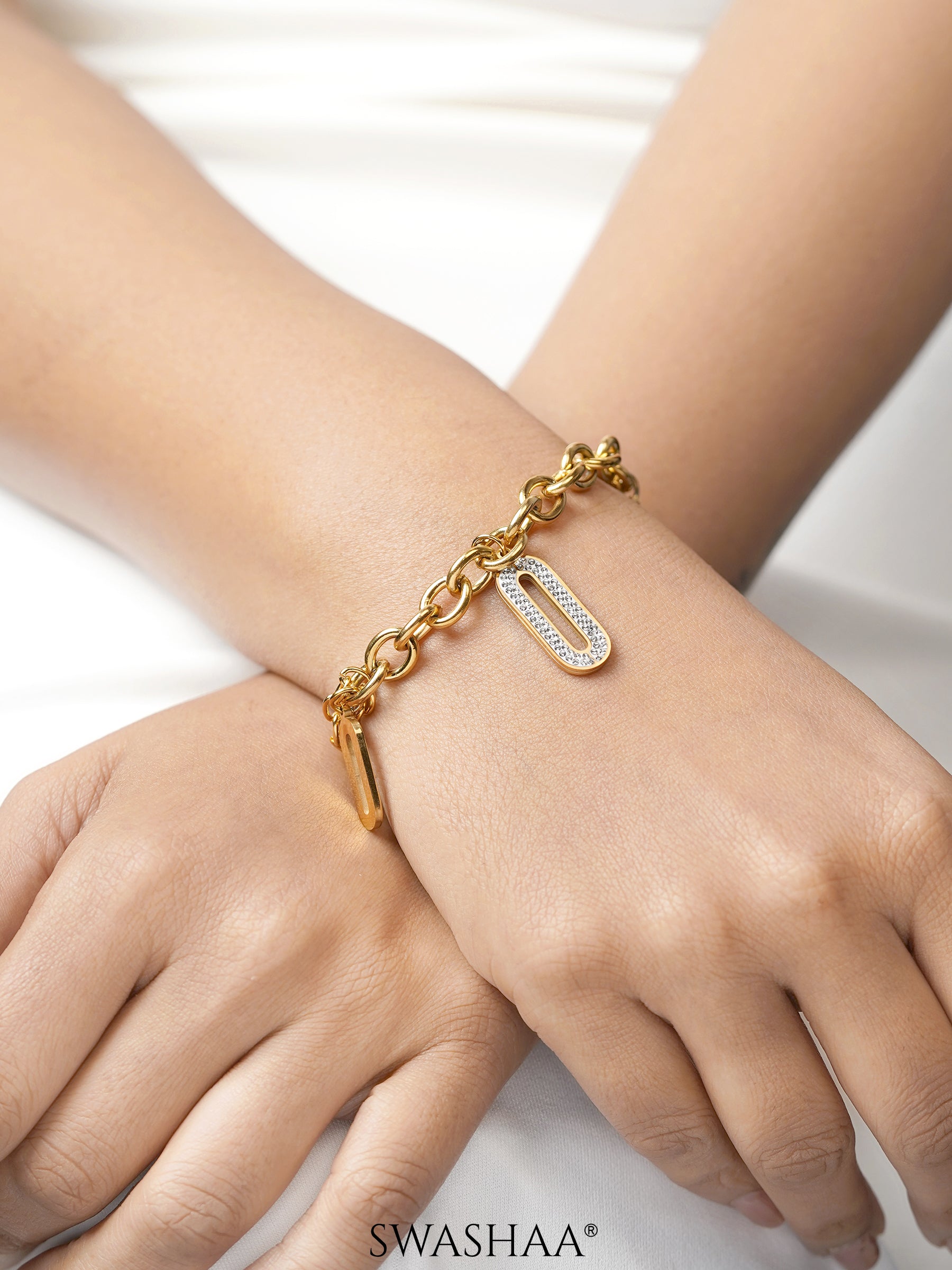 Roha Link 18K Gold Plated Bracelet