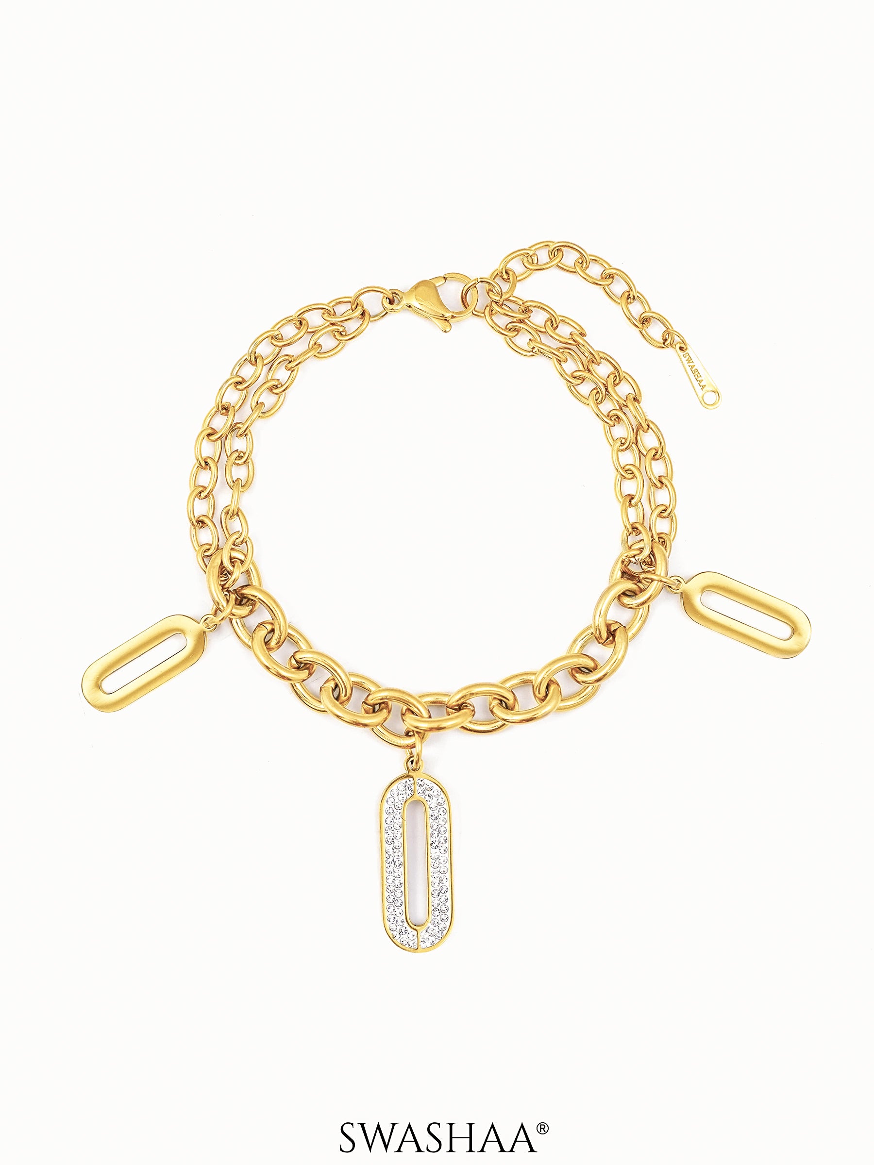 Roha Link 18K Gold Plated Bracelet