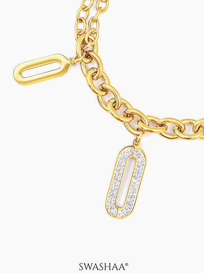 Roha Link 18K Gold Plated Bracelet