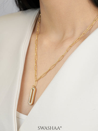 Roha Link 18K Gold Plated Necklace
