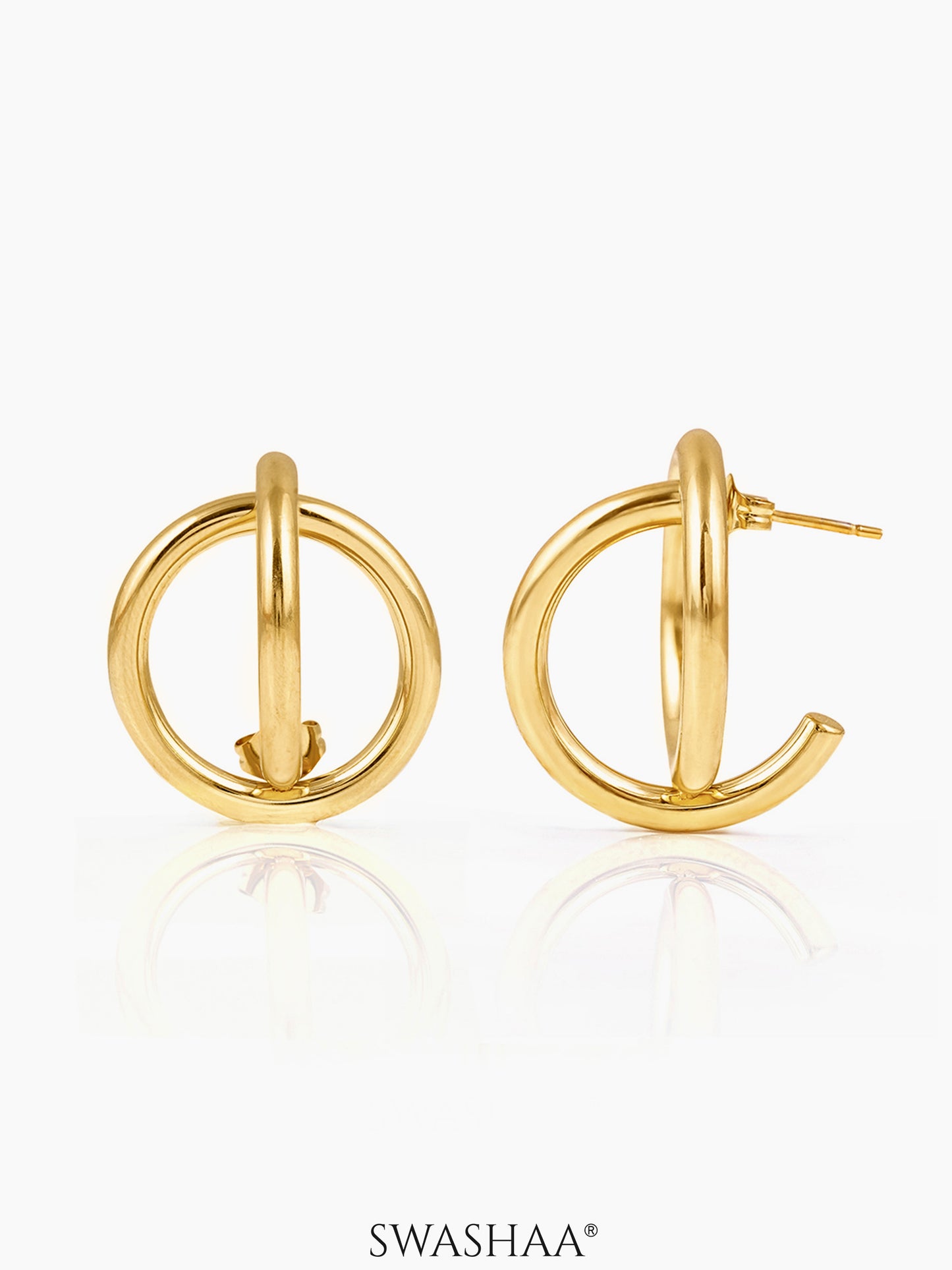 Romy 18K Gold Plated Earrings Gold