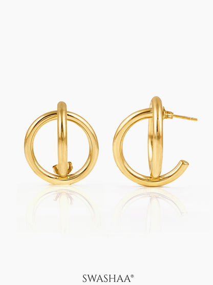 Romy 18K Gold Plated Earrings Gold