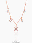 Rosa Rosegold Plated Necklace Rosegold