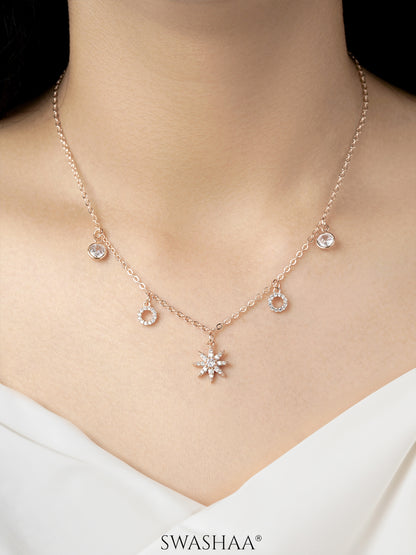 Rosa Rosegold Plated Necklace