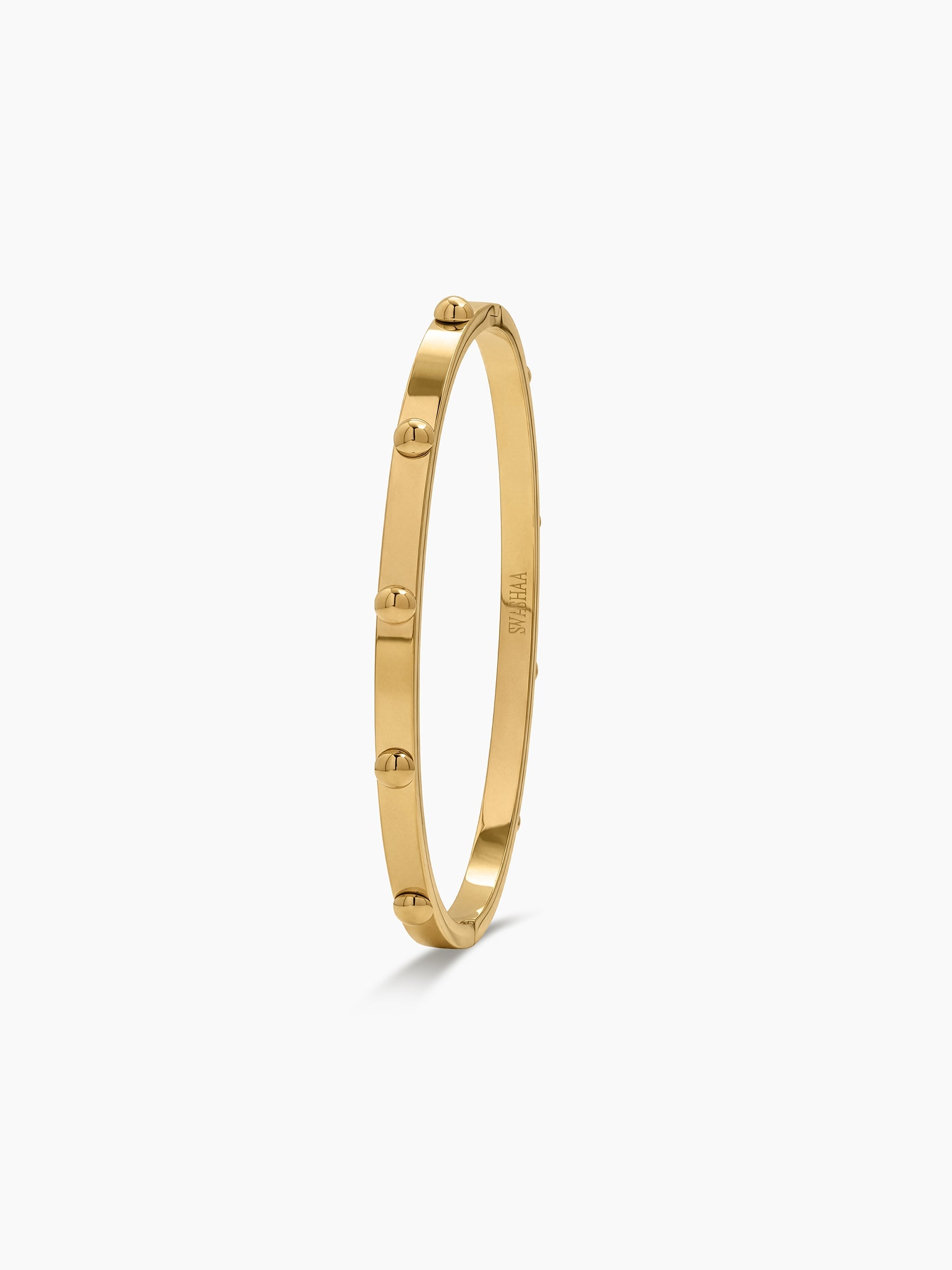 Rosina Orb 18K Gold Plated Band Bracelet Gold