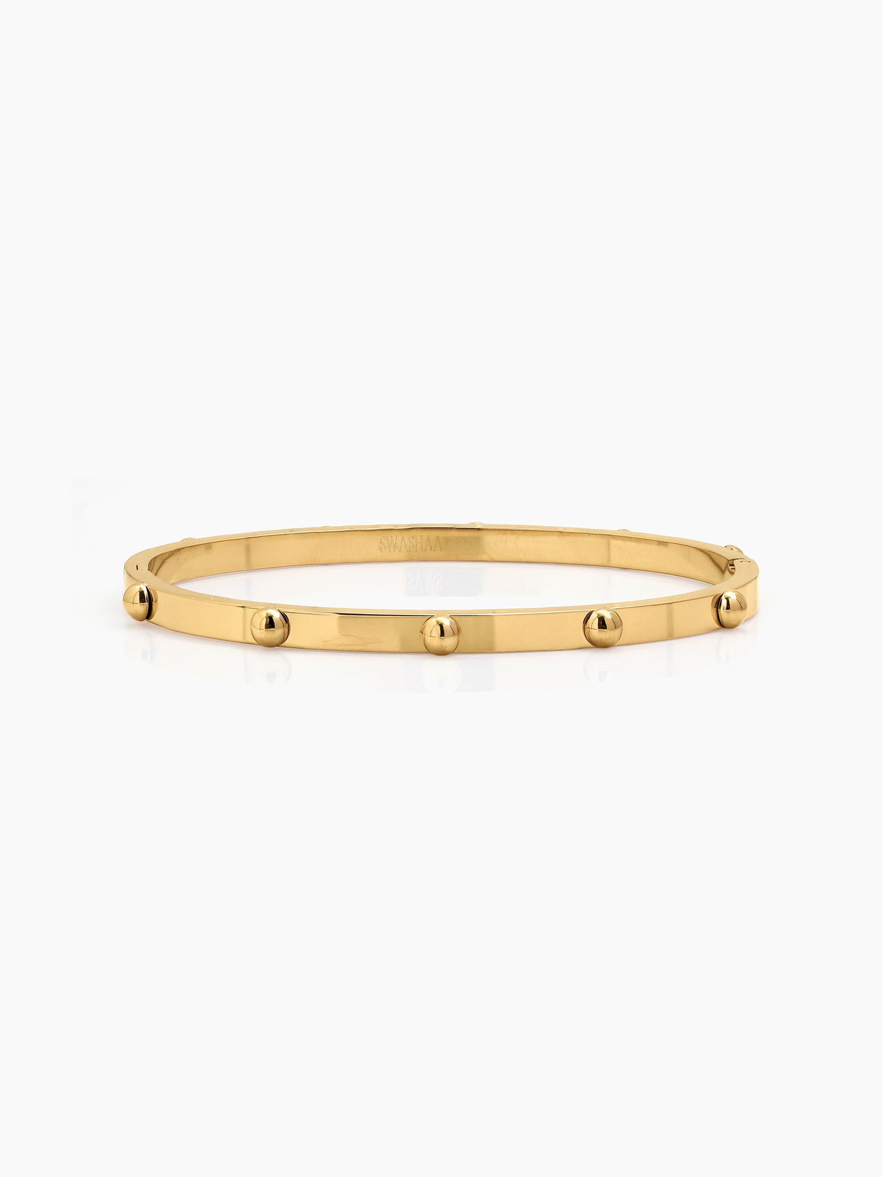 Rosina Orb 18K Gold Plated Band Bracelet