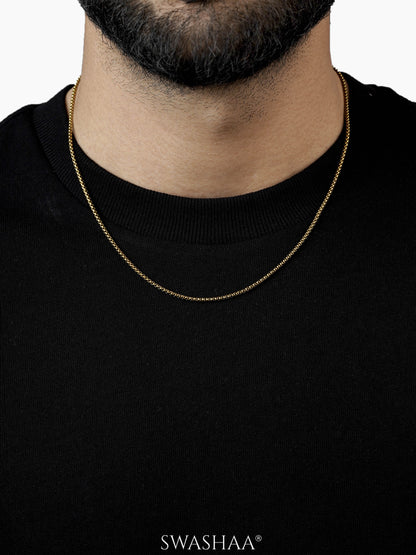 Round Box Men's Chain