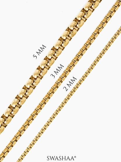 Round Box Men's Chain