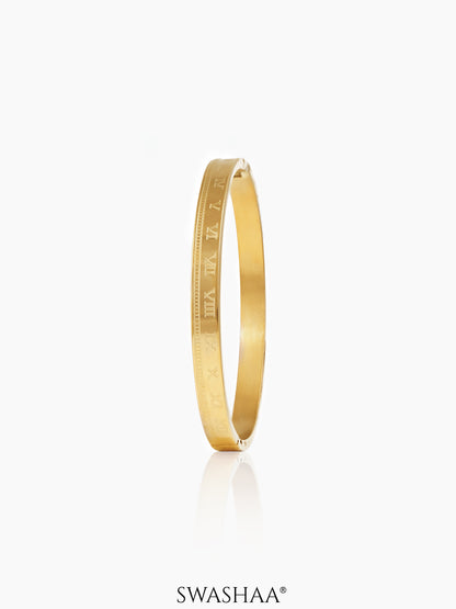 Royal Roman Women's Bracelet 18K Gold Plated