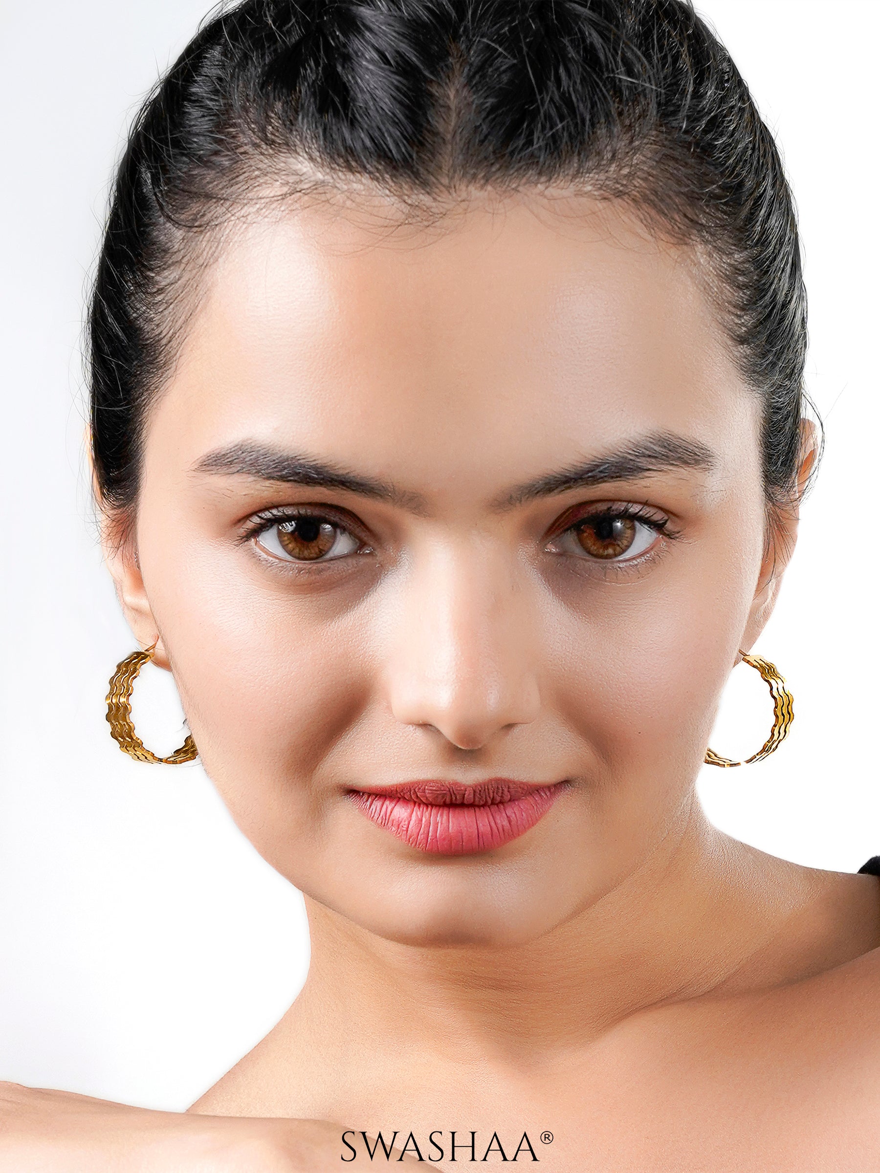 Rue 18K Gold Plated Earrings