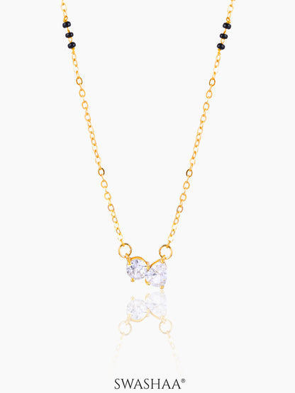 Saanvi Solitaire 18K Gold Plated Mangalsutra Gold