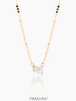 Saanvi Solitaire 18K Gold Plated Mangalsutra Gold