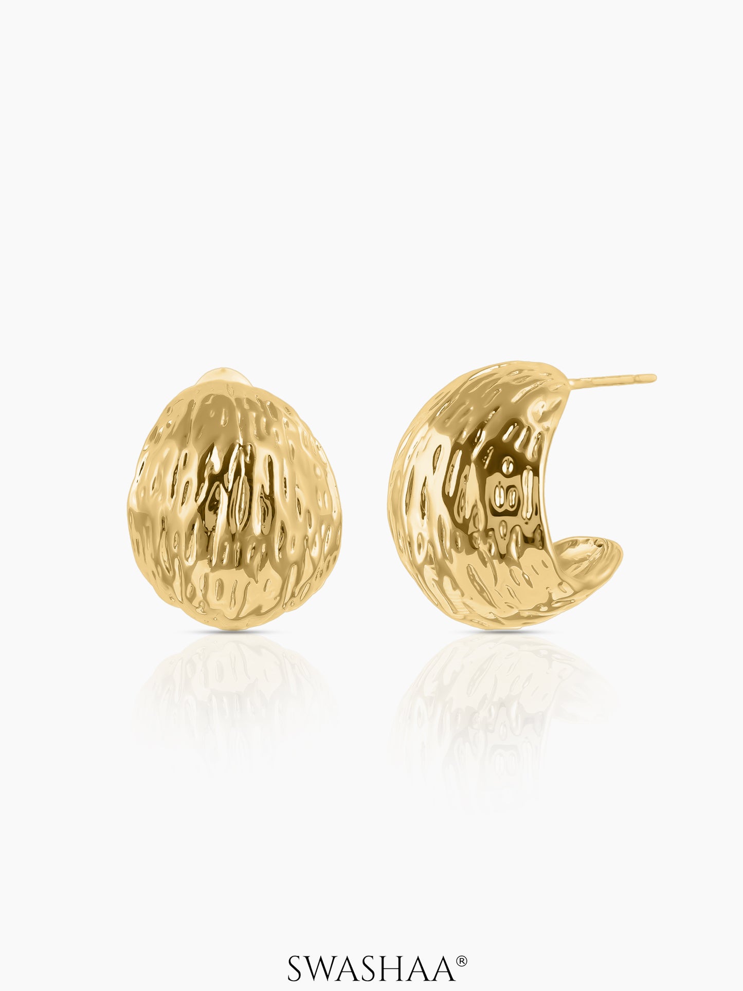 Sail 18K Gold Plated Earrings Gold