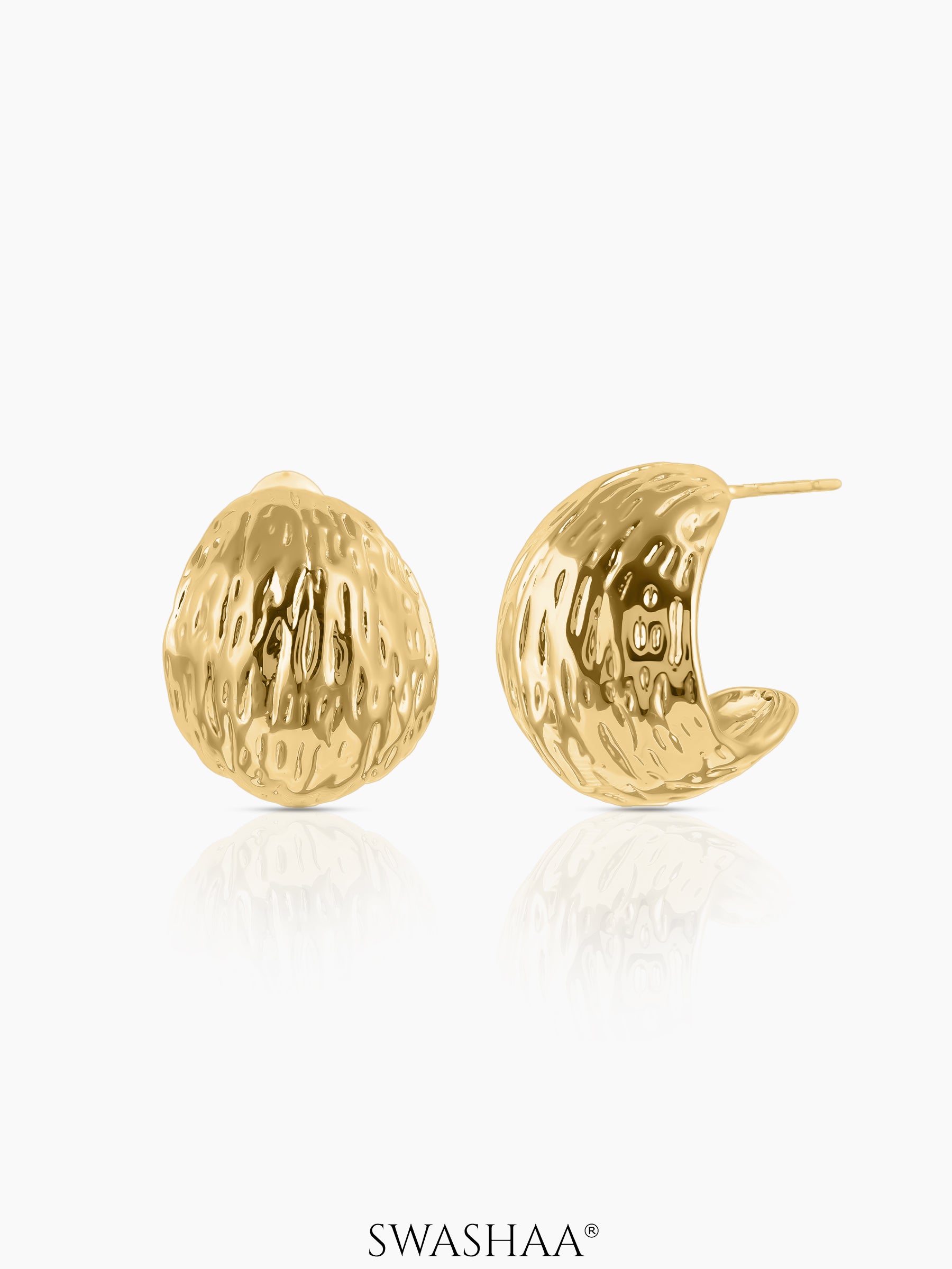 Sail 18K Gold Plated Earrings Gold