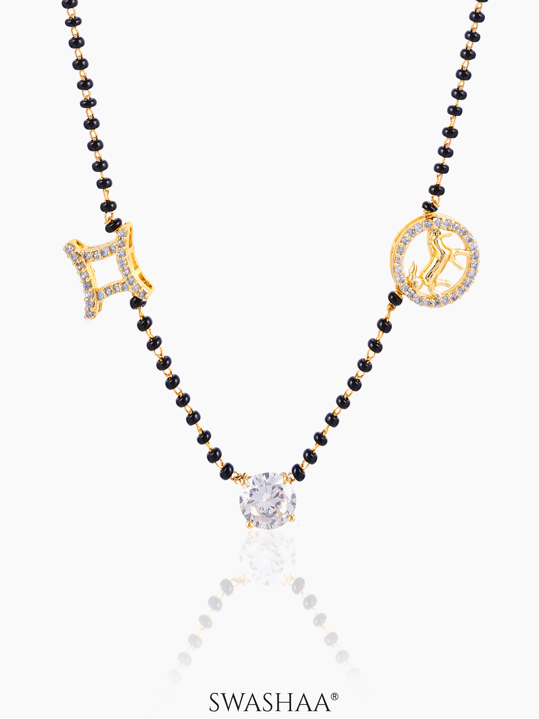 Samaa 18K Gold Plated Mangalsutra