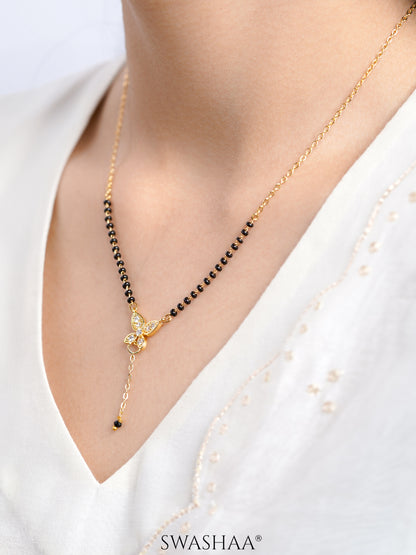 Samaira Butterfly Drop Mangalsutra