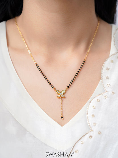 Samaira Butterfly Drop Mangalsutra