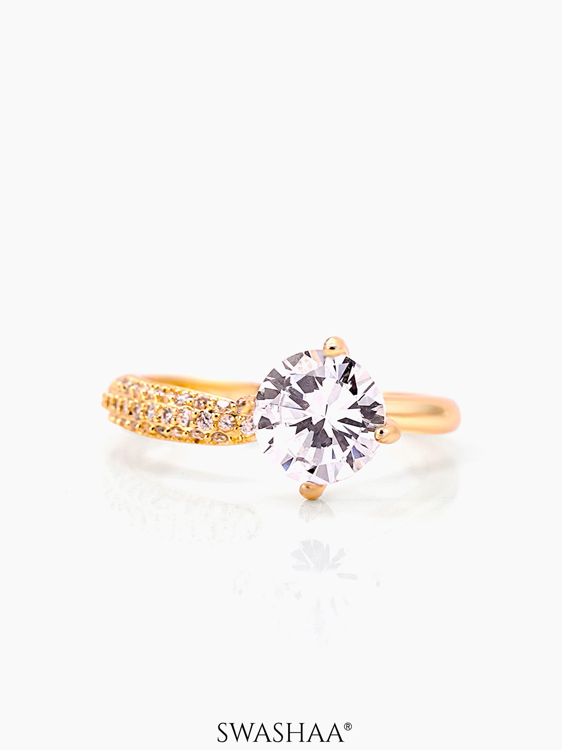 Samta 14K Gold Plated Ring Gold