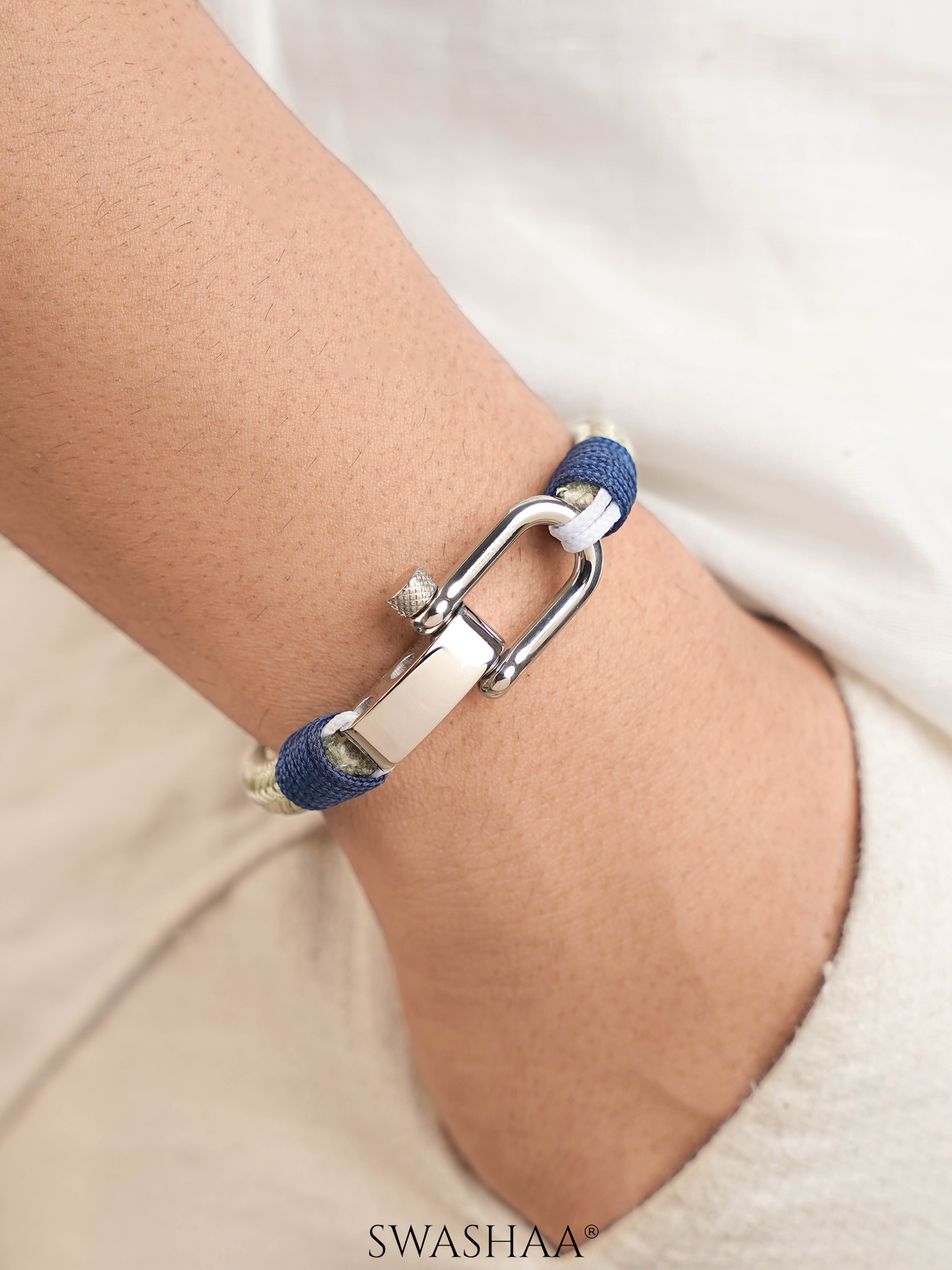 Sanyon Men's Rope Bracelet