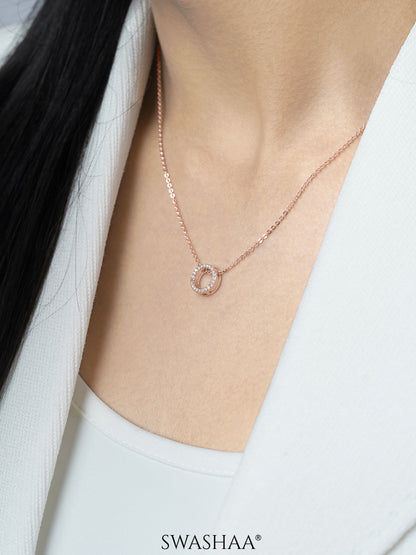 Sara Rosegold Plated Necklace