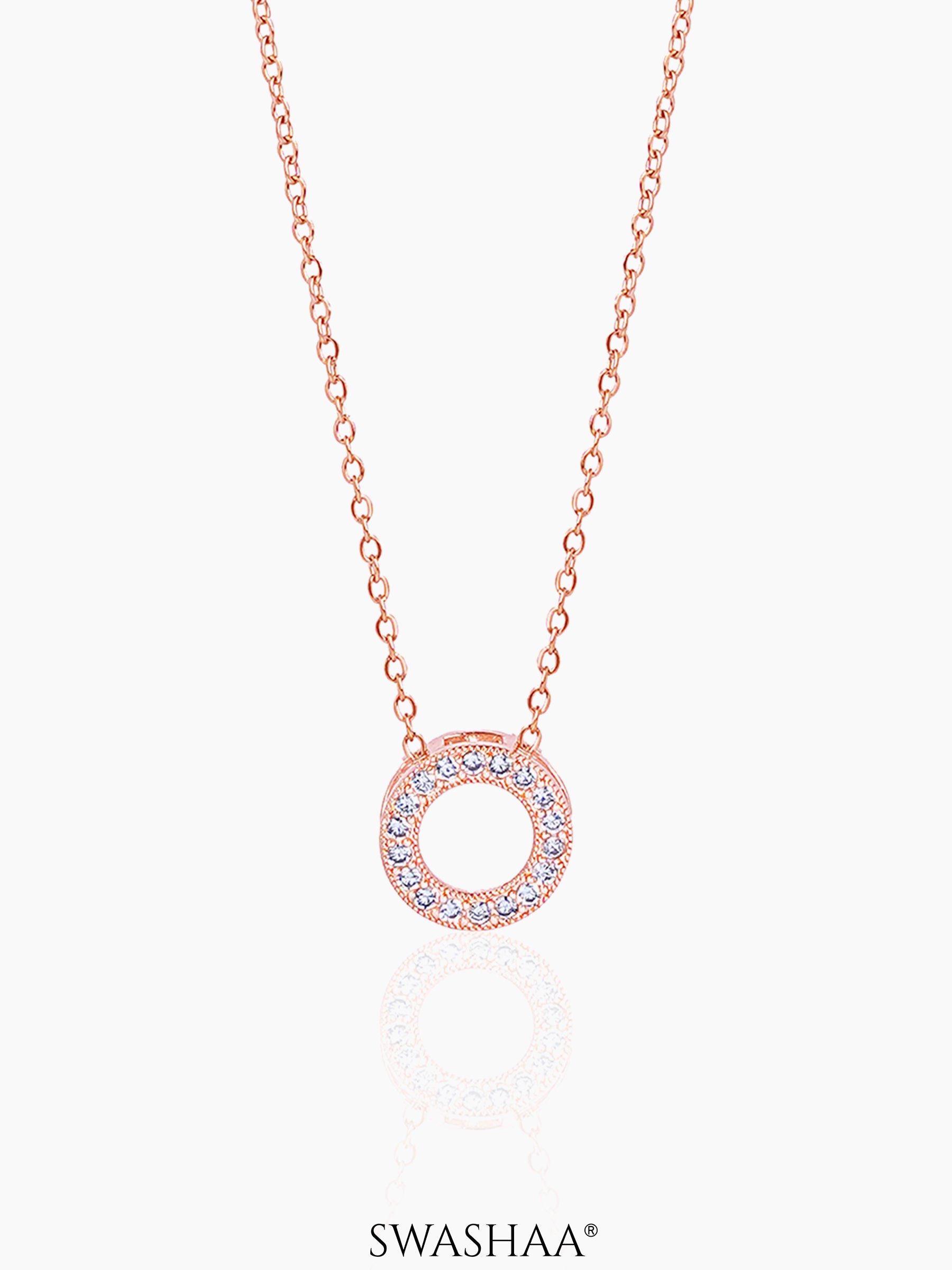 Sara Rosegold Plated Necklace Rosegold