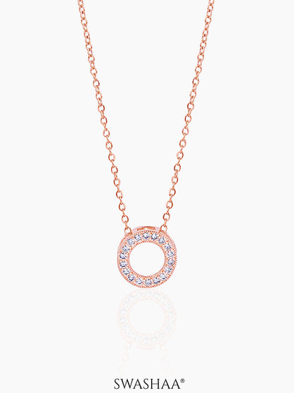 Sara Rosegold Plated Necklace Rosegold