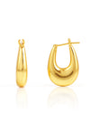 Savannah 18K Gold Plated Hoop Earrings Gold