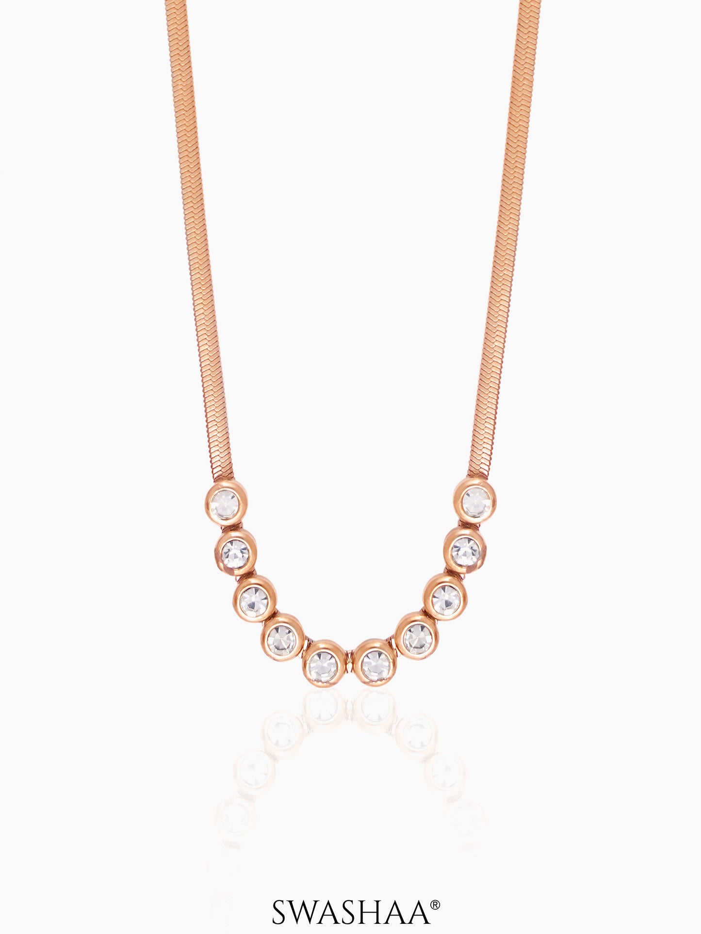 Senorita Necklace Rosegold Plated