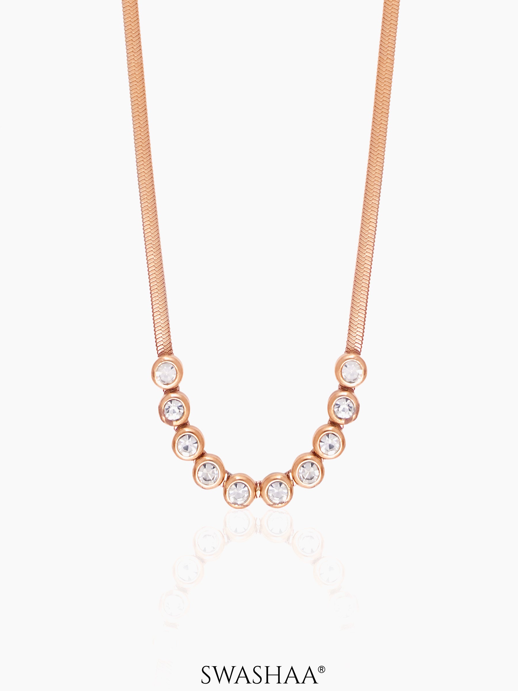 Senorita Necklace Rosegold Plated