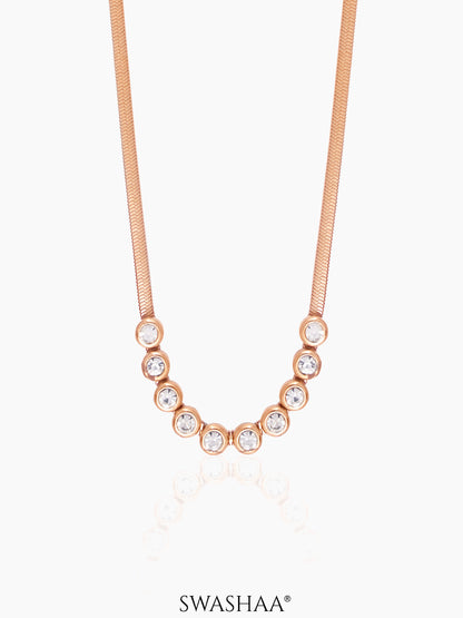 Senorita Necklace Rosegold Plated