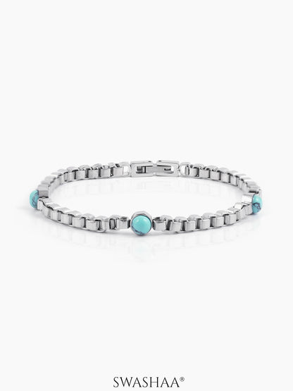 Serene Men's Bracelet Silver