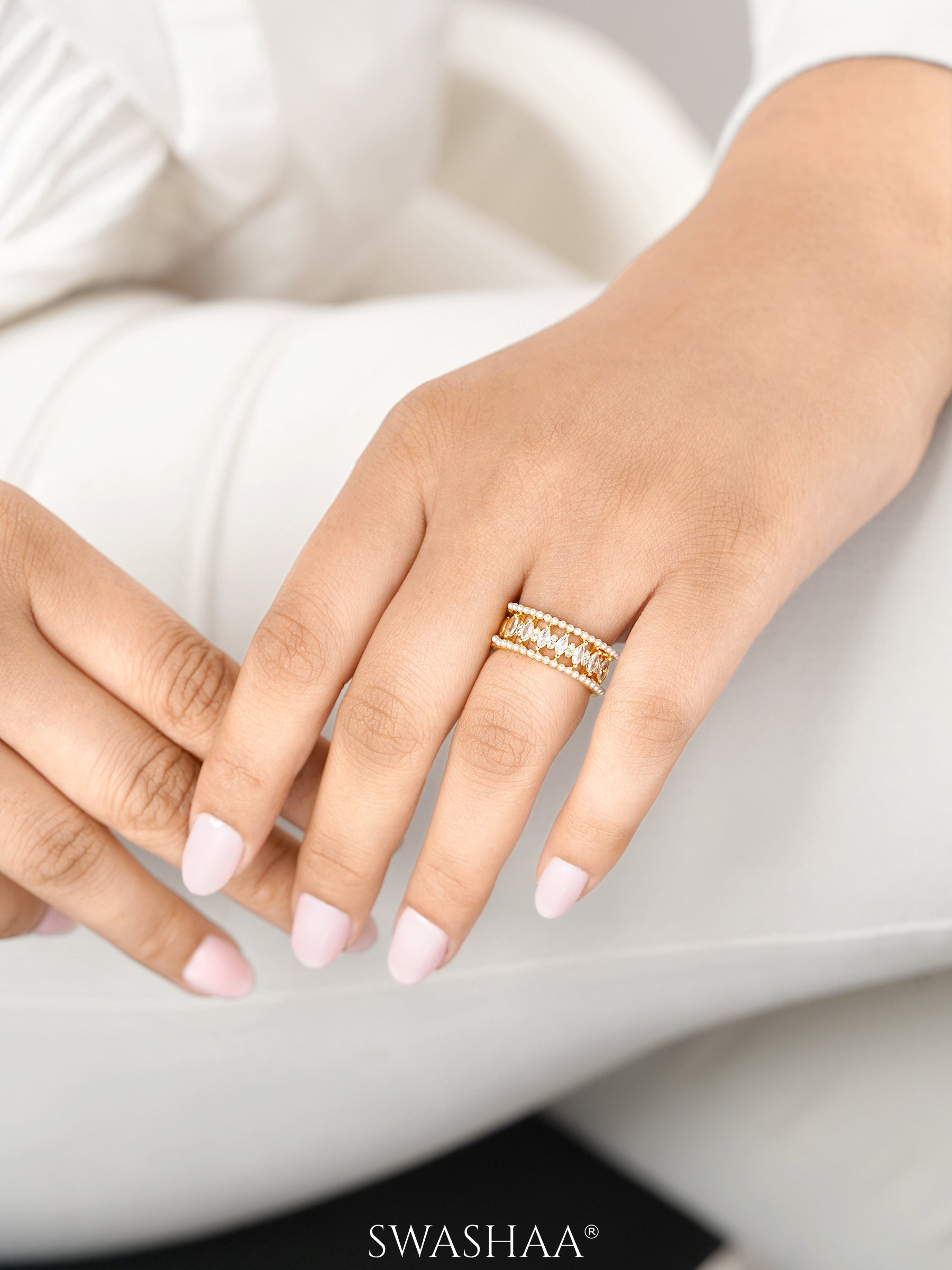 Serenity 14K Gold Plated Ring