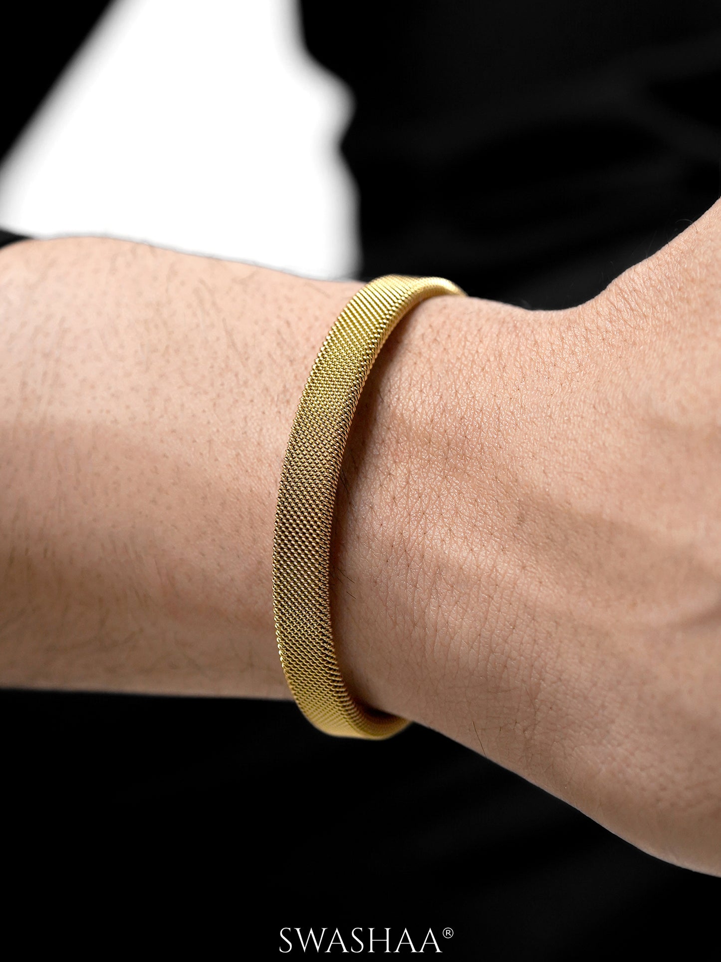 Mesh Cuff Men's Bracelet