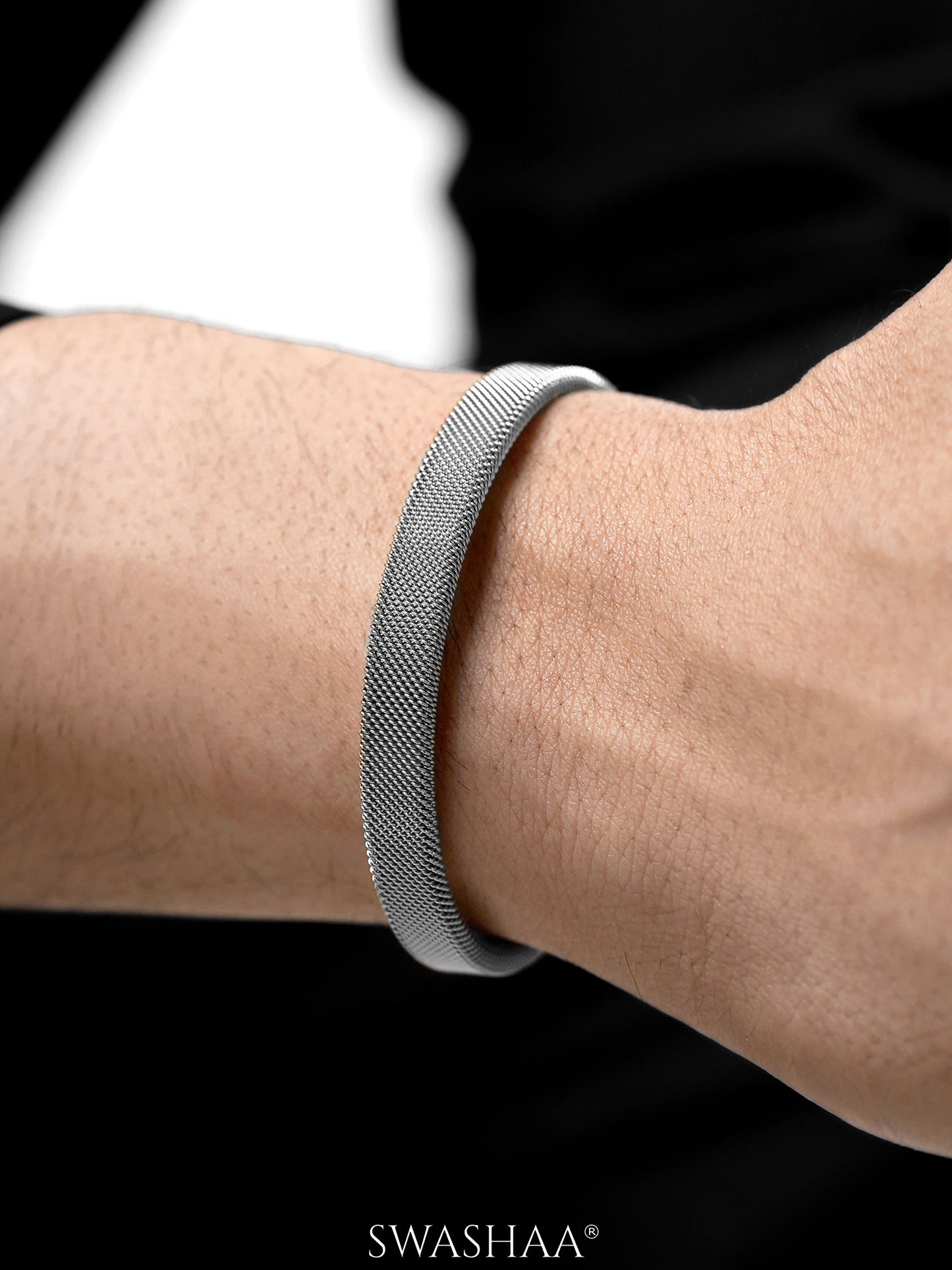 Mesh Cuff Men's Bracelet
