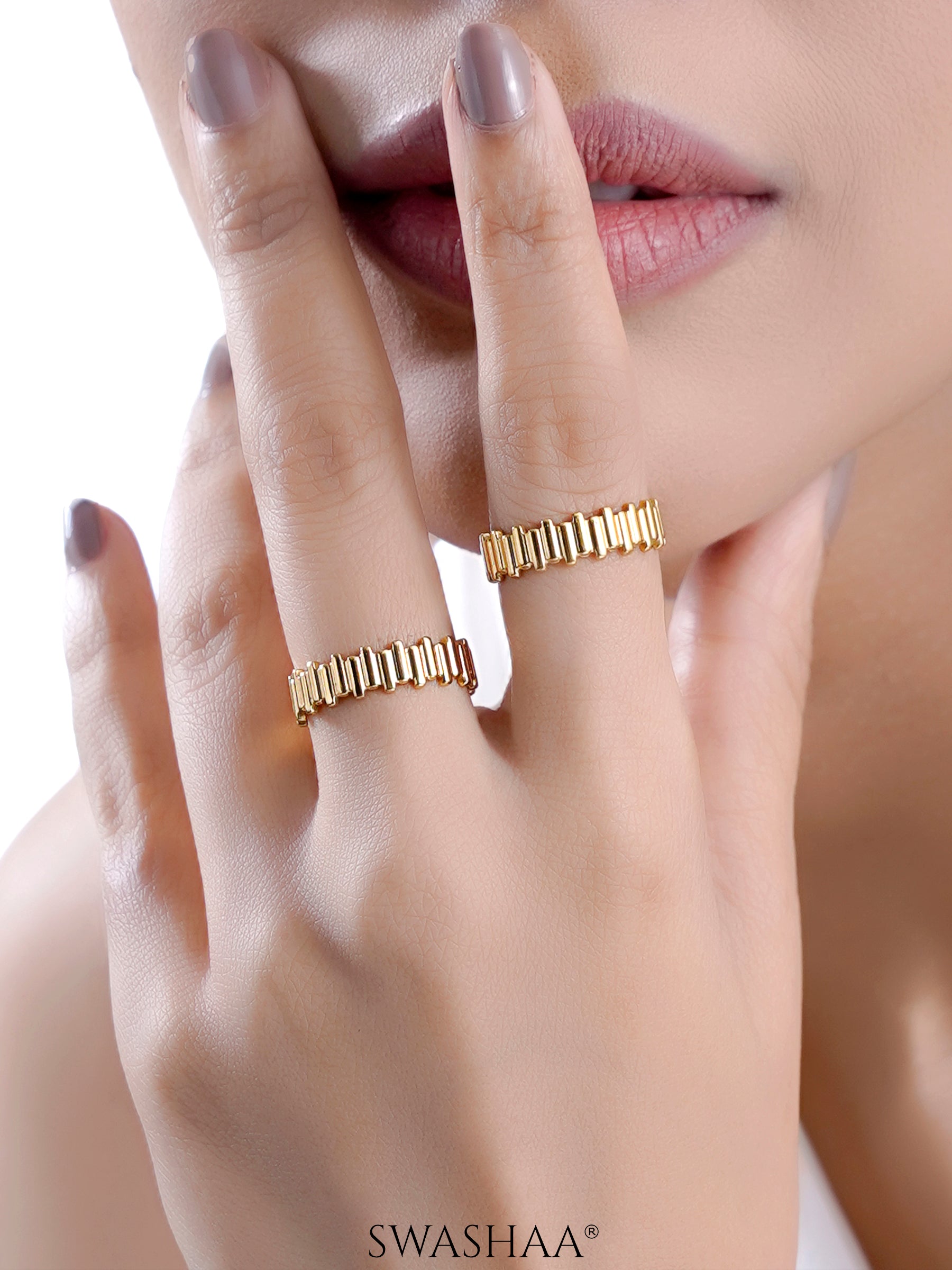 Shaila 18K Gold Plated Ring