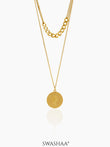 Shina Queen 18K Gold Plated Necklace Gold