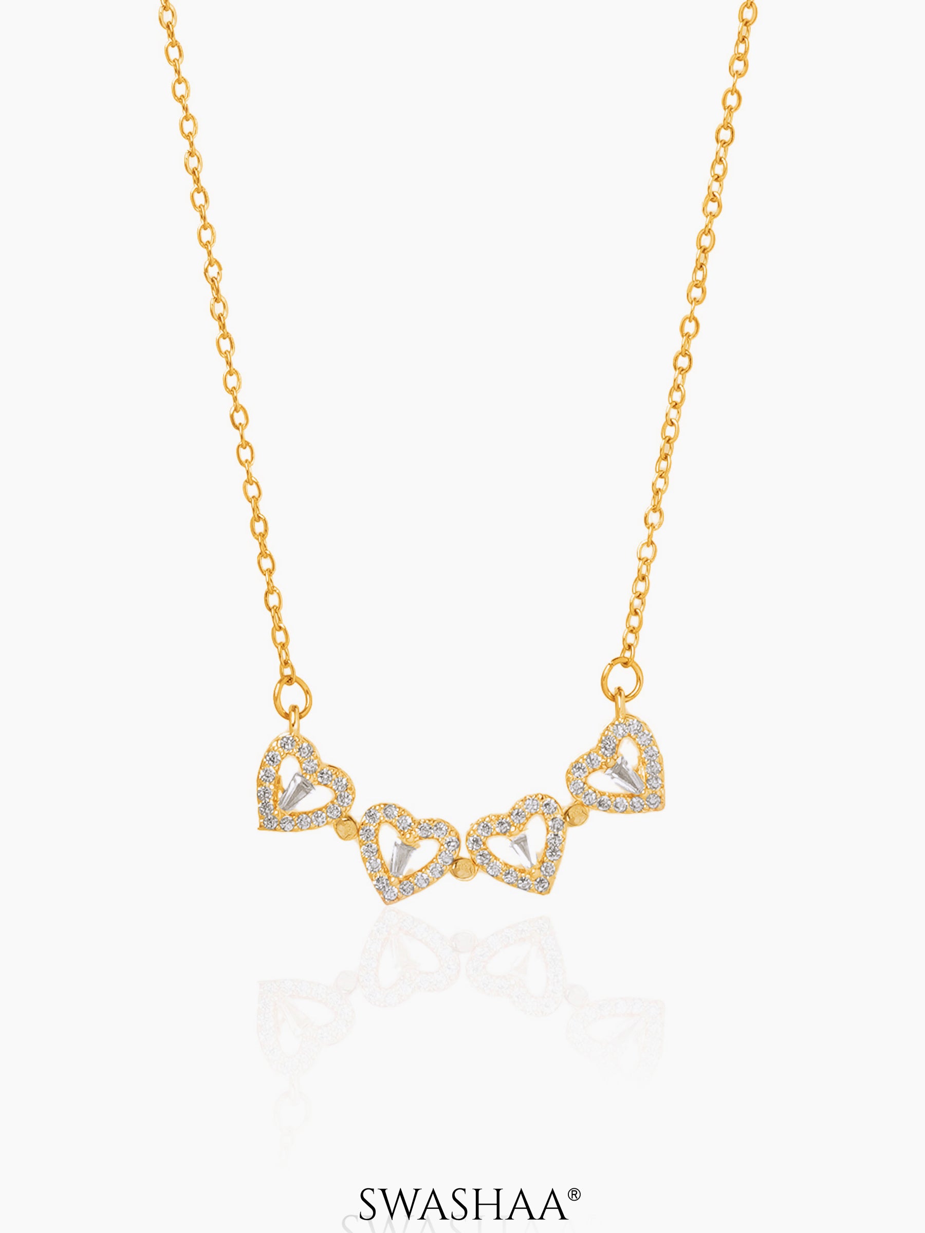 Shiny Clover Necklace