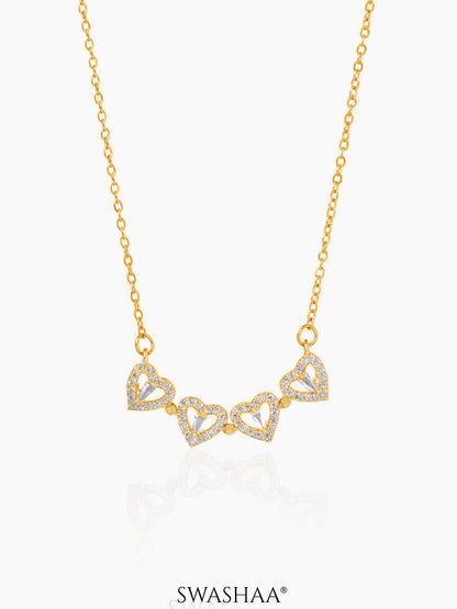 Shiny Clover Necklace