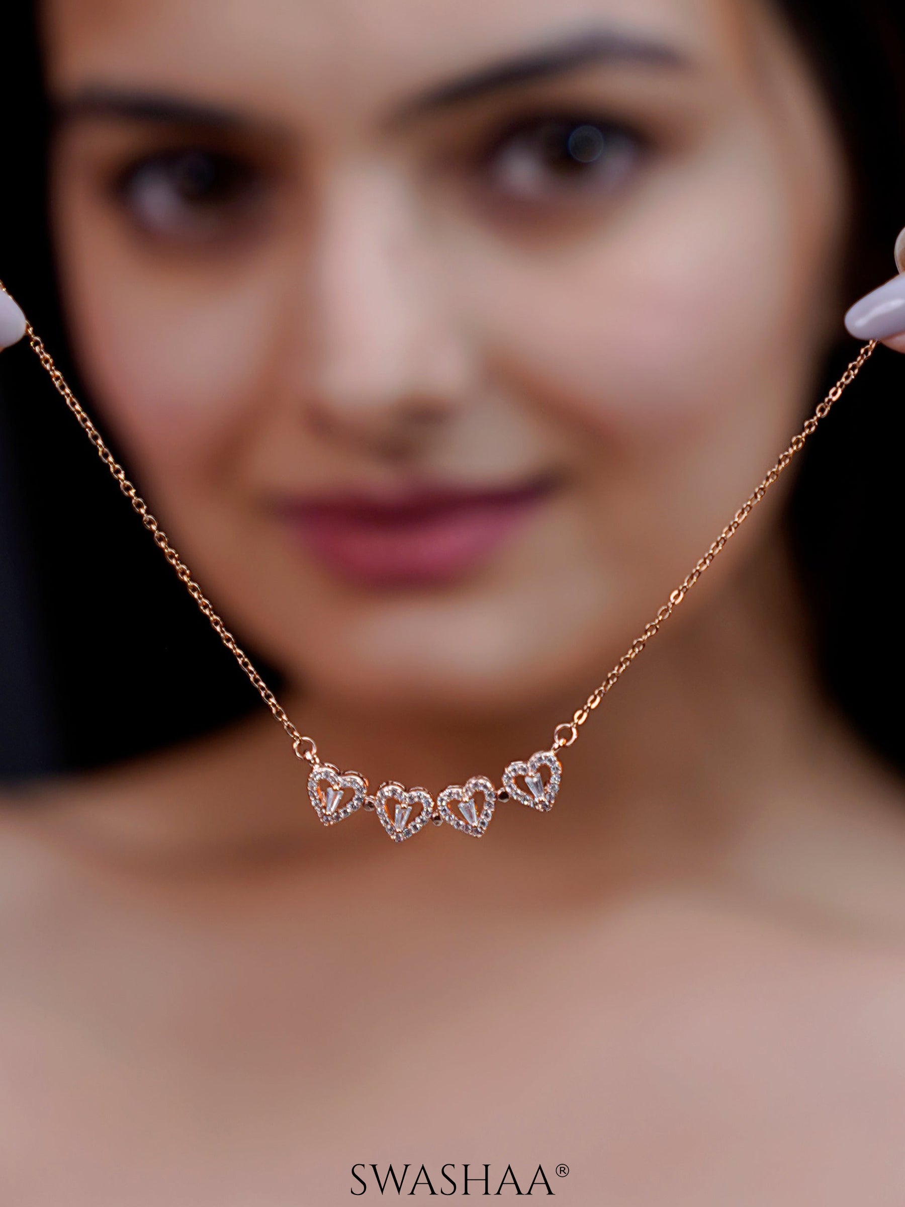 Shiny Clover Necklace