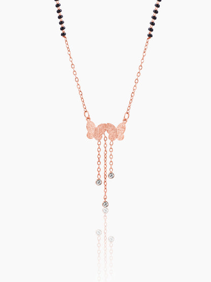 Shreya Rosegold Plated Mangalsutra Rosegold