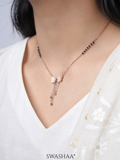 Shreya Rosegold Plated Mangalsutra