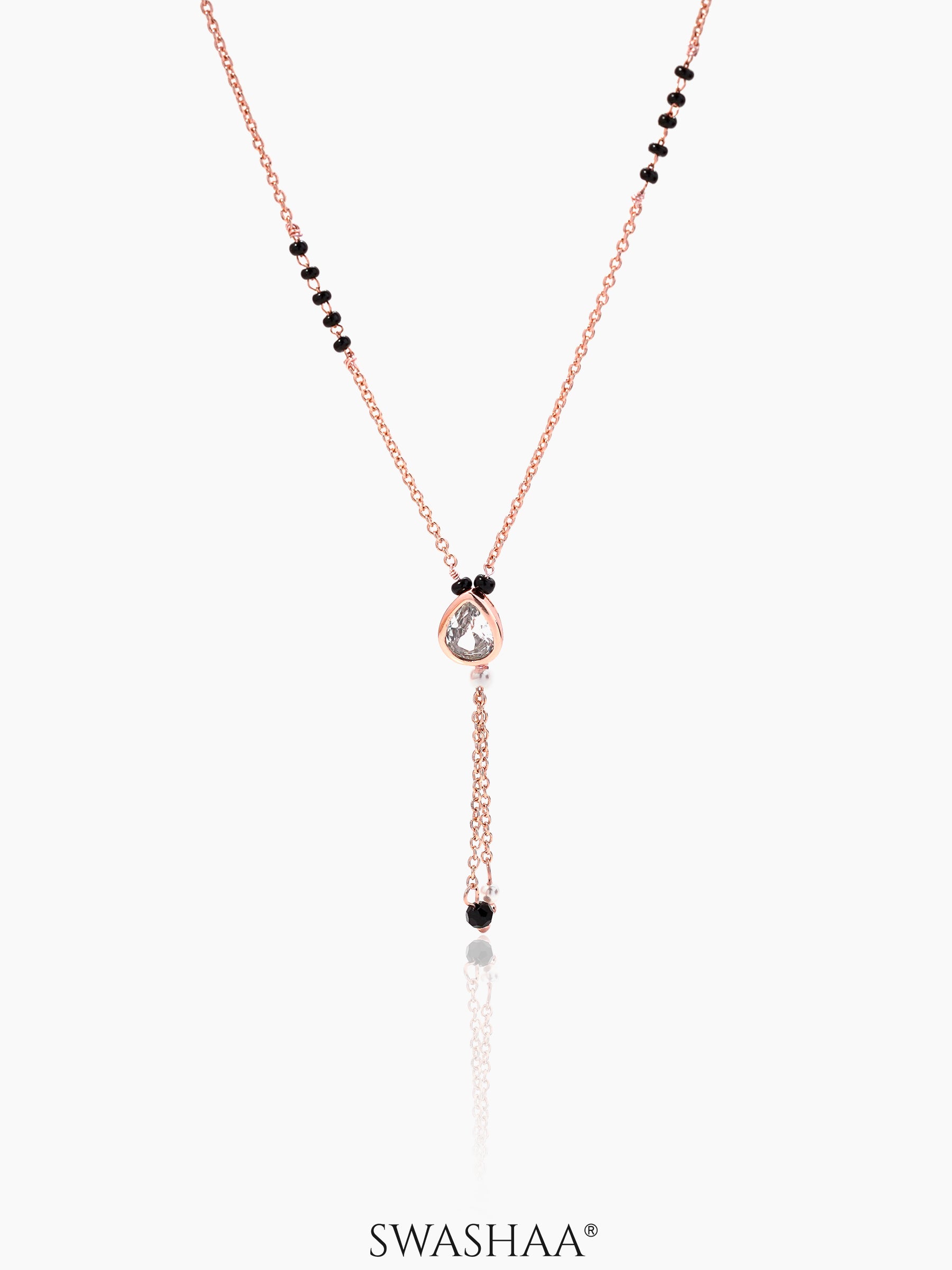Shyla Rosegold Plated Mangalsutra Rosegold